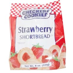 Checkers Strawberry Shortbread 8oz-wholesale