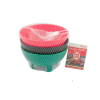 Salsa Bowl 3pk 4.75in Asst Clrs-wholesale Salsa Bowl 3pk 4.75in Asst Clrs-wholesale
