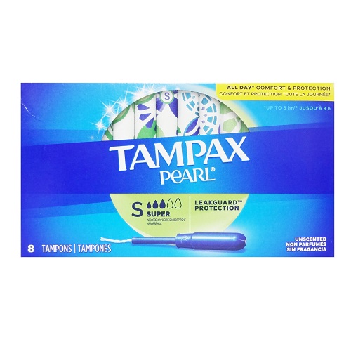 Tampax Pearl 8ct Super Leakguard Protect-wholesale Tampax Pearl 8ct Super Leakguard Protect-wholesale