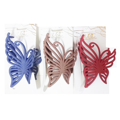 Hair Clip Butterfky Asst Clrs-wholesale Hair Clip Butterfky Asst Clrs-wholesale