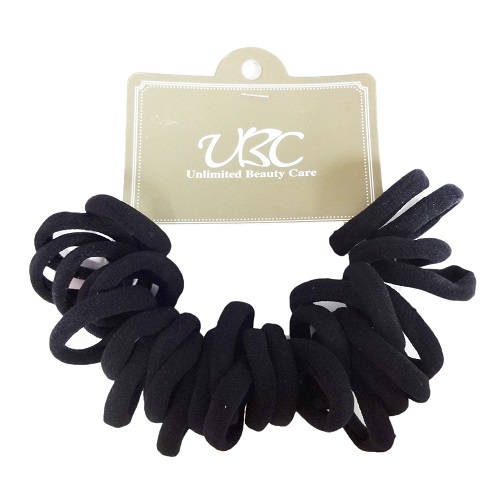 Hair Elastic Bands 30ct Black-wholesale