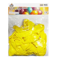 Balloons 50ct 12in Yellow-wholesale