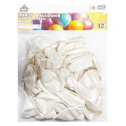 Balloons 50ct 12in White-wholesale