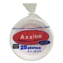 Axxion Cake Plate 25ct 6in White-wholesale