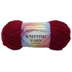 Knitting Yarn Burgundy 100% Acryl
