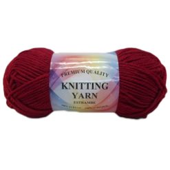 Knitting Yarn Burgundy 100% Acryl-wholesale