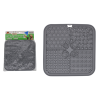 Pet Slow Food Mat 8X8 Grey-wholesale Pet Slow Food Mat 8X8 Grey-wholesale