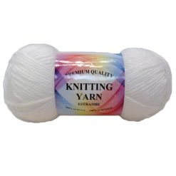 Knitting Yarn White 100% Acrylic-wholesale