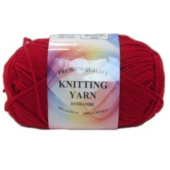 Knitting Yarn Red 100% Acrylic-wholesale