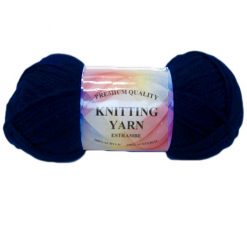 Knitting Yarn Navy Blue 100% Acrylic