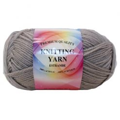 Knitting Yarn Light Gray 100% Acrylic
