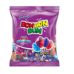 Bon Bon Lollipops 6oz Berry W-Gum-wholesale