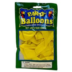 Balloons 10ct 12in Metallic Yellow-wholesale