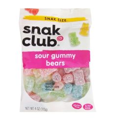 S.C Sour Gummy Bears 4oz-wholesale
