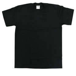 T-Shirt Crew Neck XL Black-wholesale