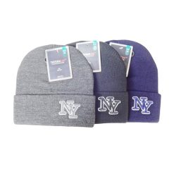 ThermaX Beanie Hat NY Asst-wholesale
