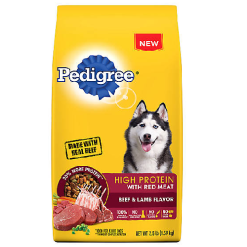 Pedigree 3.5 Lbs W-Red Meat Bag-wholesale