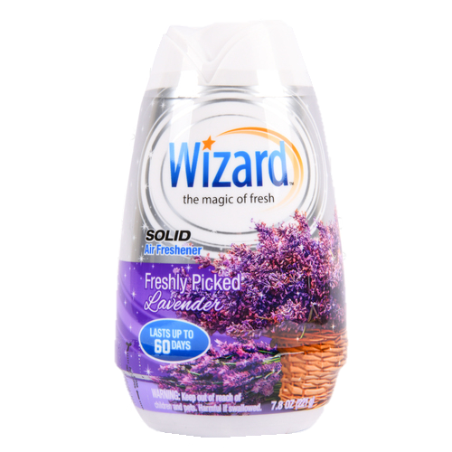 Wizard Air Fresh Solid 7.8oz Lavender-wholesale Wizard Air Fresh Solid 7.8oz Lavender-wholesale