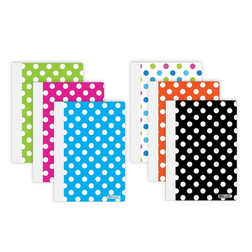 Composition Book 80 Sheets 5 X 7 Polkado-wholesale Composition Book 80 Sheets 5 X 7 Polkado-wholesale