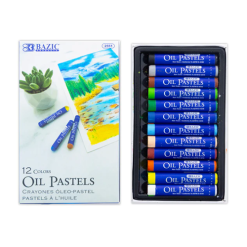 Oil Pastels Colors 12pk Asst-wholesale