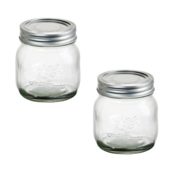 Mason Jar Glass 10oz W-Lid-wholesale