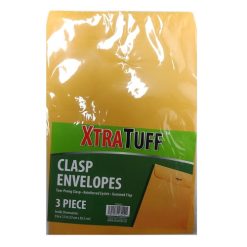 Xtra Tuff Envelopes 3ct 9X12in Yellow-wholesale