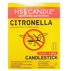 Citronella Candle Insect Rplt 10pc 4in-wholesale