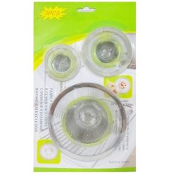 Mesh Sink Strainer Set 3pk Asst Size-wholesale