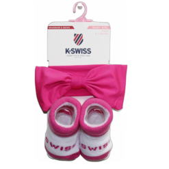Baby Bow Headband & Socks Pink 0-6-wholesale