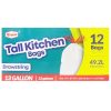 Ri-Pac Tall Kitchen Bags 12ct 13 Gl-wholesale