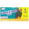Ri-Pac Lawn & Leaf Bags 5ct 39 Gl-wholesale