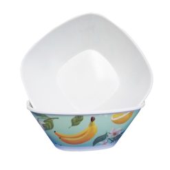 Melamine Bowl Square 7in Fruit Design-wholesale
