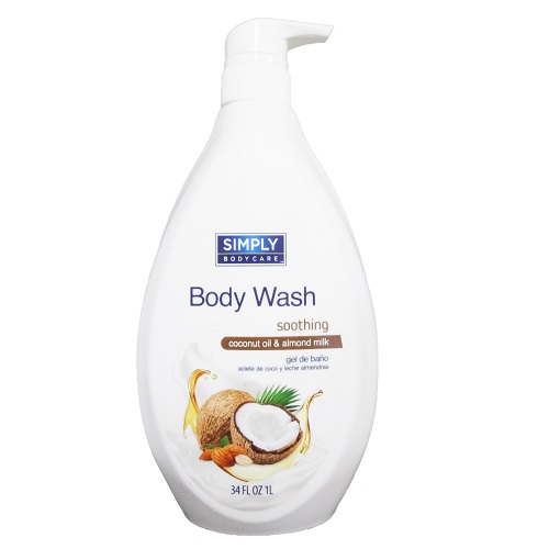 Simply Body Wash 34oz Coconut & Almond-wholesale Simply Body Wash 34oz Coconut & Almond-wholesale