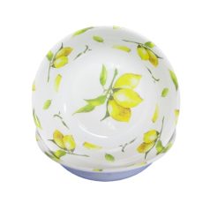 Melamine Bowl 7½in Lemon Design-wholesale