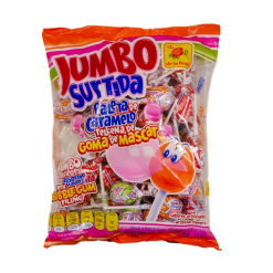 De La Rosa Jumbo Gum Pop 33.5oz 50ct Ast-wholesale