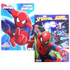 Coloring Book Jumbo Spider-Man Asst-wholesale