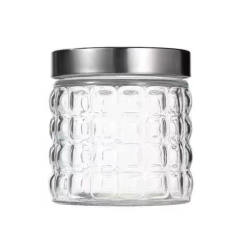 Glass Jar Round W-Lid 25.5oz-wholesale