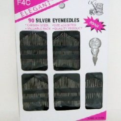 Sewing Needles Eye Silver 90pc-wholesale