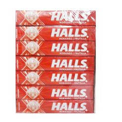 Halls Cough Drops 10ct Morango-wholesale