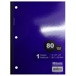 Notebook 1 Subj 80ct C-R Wireless Asst-wholesale