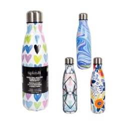 Splash Dbl Wall Insulated 16.9 Asst Dsgn-wholesale