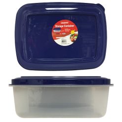 Storage Container 5.2qts Clear W-Blue Li-wholesale