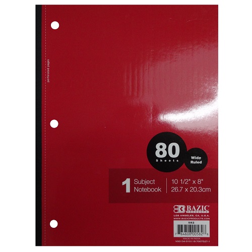 Notebook 1 Subj 80ct W-R Wireless Asst-wholesale Notebook 1 Subj 80ct W-R Wireless Asst-wholesale