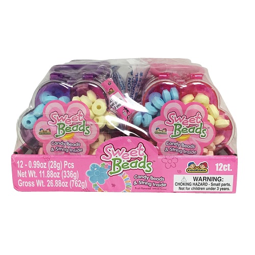 Kidsmania Sweet Beads, Fruit Flavored - 0.99 oz