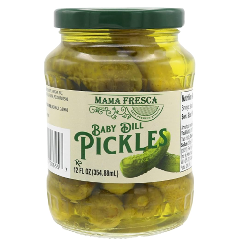 Mama Fresca Baby Dill Pickles 12oz-wholesale Mama Fresca Baby Dill Pickles 12oz-wholesale