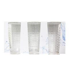 Kocina Drinking Glasses 3pk 36oz Square-wholesale