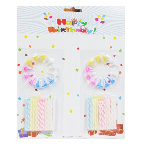 Birthday Candles Set W-Holder-wholesale Birthday Candles Set W-Holder-wholesale