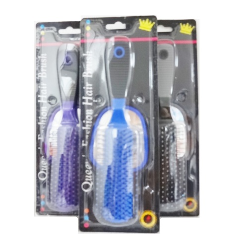 Hair Brush & Comb Set 2pc Asst Clrs-wholesale