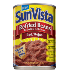 Sun Vista Red Pinto Beans 16oz Refried-wholesale