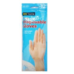 DG Gloves Disposable Vinyl 10pc-wholesale